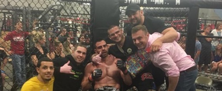 Olivier Busquet wins MMA fight